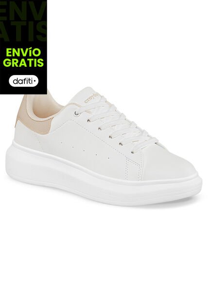 Zapatos Katrena 2 Blanco-Bei Para Mujer Croydon