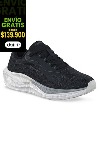 Tenis Running Seph Negro-Gris Croydon Para Mujer Croydon