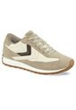 Tenis Urbanos Salima Beige-Café Croydon Para Mujer de Croydon