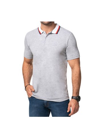 Camiseta Polo Felipe Gris Para Hombre Croydon Croydon
