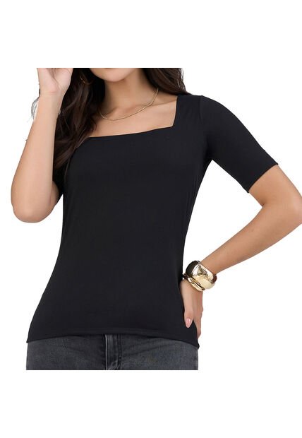 Blusa Andy Negro Croydon Para Mujer