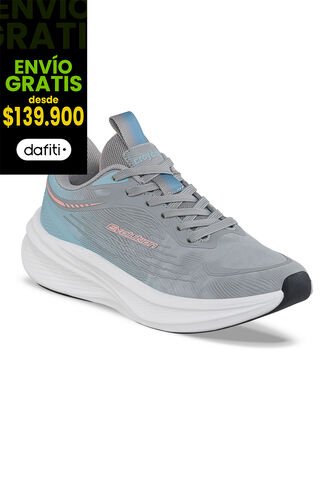 Tenis Running Teji Gris Croydon Para Mujer Croydon