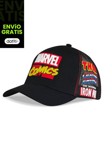 Gorra Marvel Negro Croydon Para Hombre Croydon