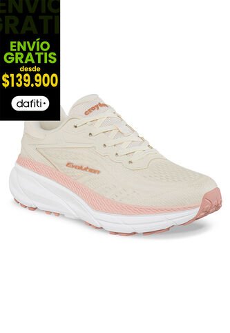 Tenis Trail Running Nvoy Beige Croydon Para Mujer Croydon