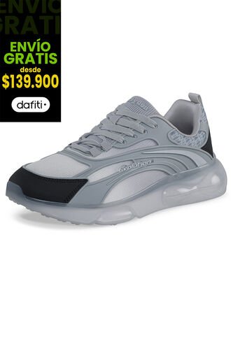 Tenis Running Bazef Gris Croydon Para Hombre Croydon