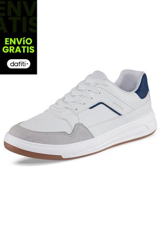 Tenis Urbanos Tabio Blanco-Azul Para Hombre Croydon Croydon