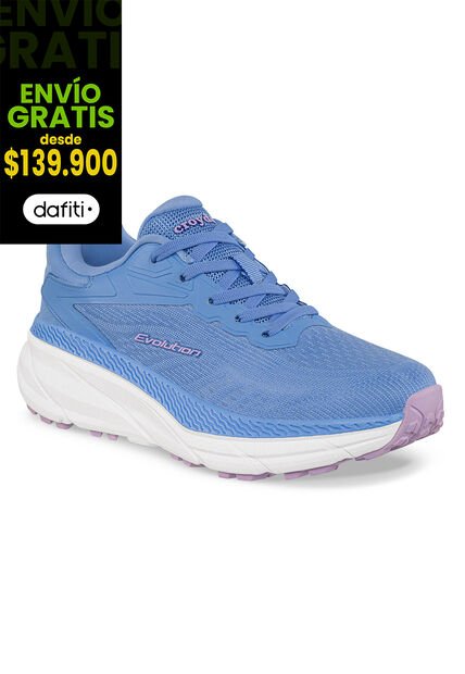 Tenis Trail Running Nvoy Azul Croydon Para Mujer