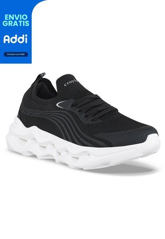 Tenis Para Caminar Nami Negro Croydon Para Mujer Croydon