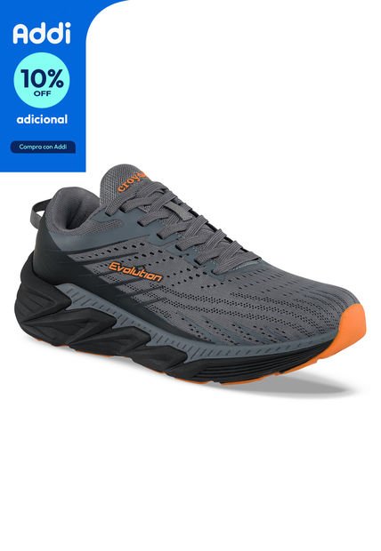 Tenis Running Tunik Gris Para Hombre Croydon