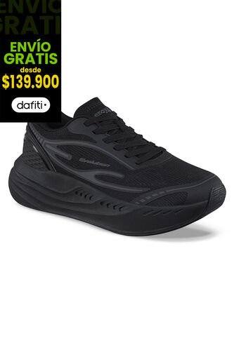 Tenis Running Ziroc Negro-Negro Croydon Para Hombre Croydon
