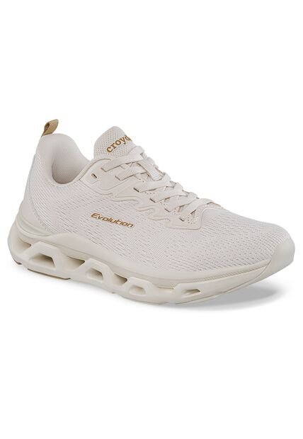 Tenis Running Hazer Beige Croydon Para Mujer