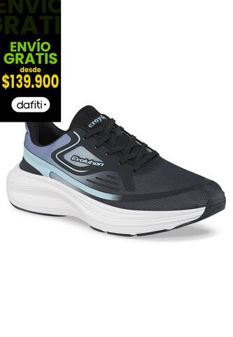 Tenis Running Jadom Negro Croydon Para Hombre Croydon