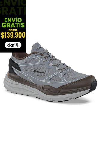 Tenis Running Meman Gris Croydon Para Hombre Croydon