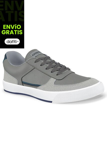 Tenis Moner Gris Para Hombre Croydon