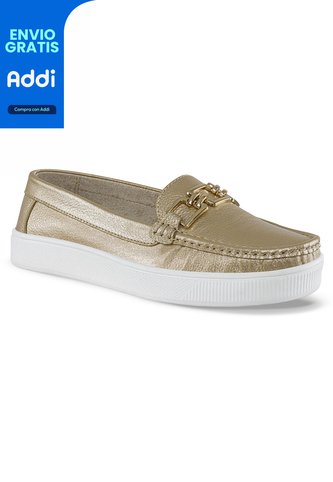 Mocasines Milly Oro Croydon Para Mujer Croydon