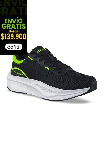 Tenis Running Larek Negro Croydon Para Hombre Croydon