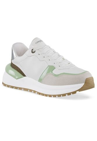 Tenis Urbanos Laudit Blanco-Verde Croydon Para Mujer Croydon