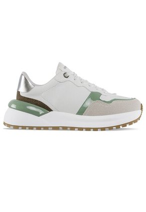Tenis Urbanos Laudit Blanco-Verde Croydon Para Mujer