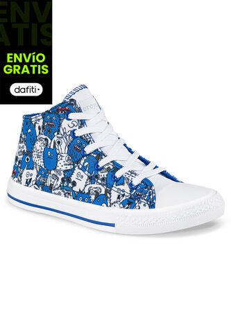 Tenis Nexdor Alto Azul Rey Para Niño Croydon Croydon
