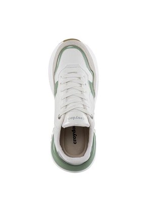 Tenis Urbanos Laudit Blanco-Verde Croydon Para Mujer
