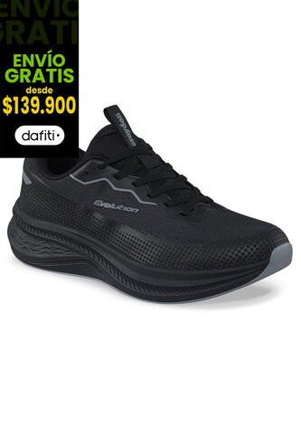 Tenis Running Qijoy Negro Croydon Para Hombre Croydon