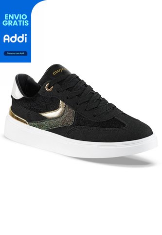 Tenis Urbanos Billie Negro Croydon Para Mujer Croydon