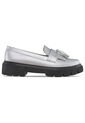 Mocasines Griselda Plata Para Mujer Croydon de Croydon
