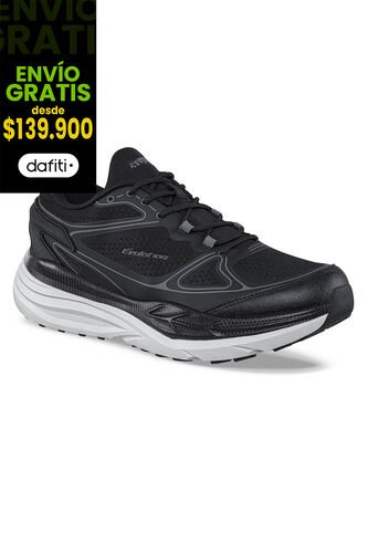 Tenis Running Meman Negro Croydon Para Hombre Croydon
