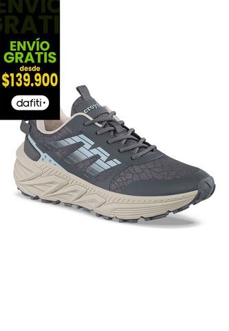 Tenis Trail Running Nigov Gris Croydon Para Hombre Croydon