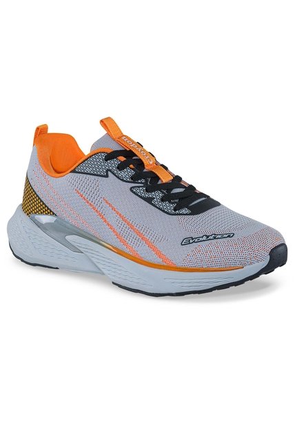 Tenis Running Torvil Gris-Naranja Croydon Para Hombre
