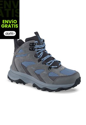 Botas Outdoor Giper Gris-Azul Para Mujer Croydon