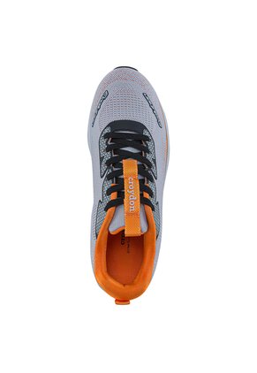 Tenis Running Torvil Gris-Naranja Croydon Para Hombre