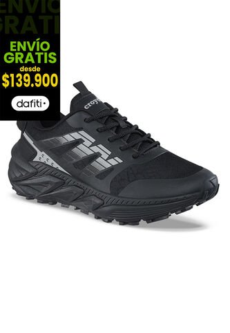 Tenis Trail Running Nigov Negro Croydon Para Hombre Croydon
