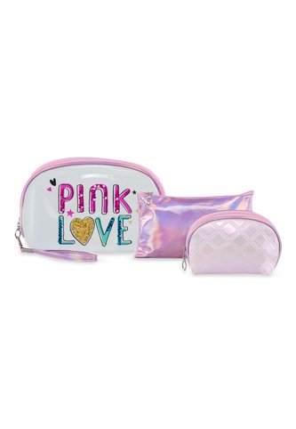 Cosmetiquera Lili 3 Pzas Rosa Croydon Para Mujer Croydon