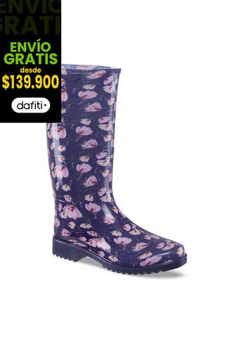 Botas Lluvia Hotaru Azul Croydon Para Mujer Croydon