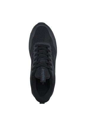 Tenis Running Zenox Negro-Negro Croydon Para Hombre