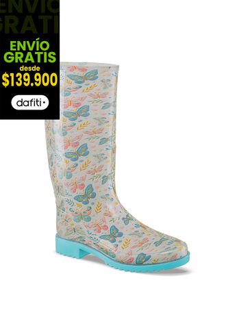 Botas Lluvia Lian Beige Croydon Para Mujer Croydon