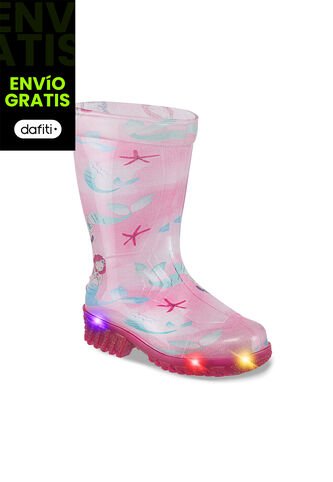 Botas De Lluvia Crisyel Rosa Para Niña Croydon Croydon