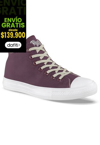 Botines Discovery Alto Retro Ct Vino-Beige Croydon Para Mujer Croydon