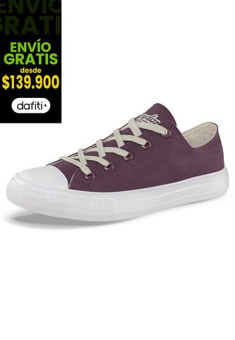 Tenis Casuales Discovery Bajo Retro Ct Vino-Beige Croydon Para Mujer Croydon