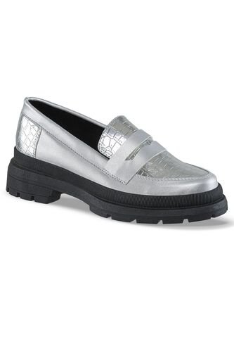 Mocasines Lyrica Plata Croydon Para Mujer Croydon
