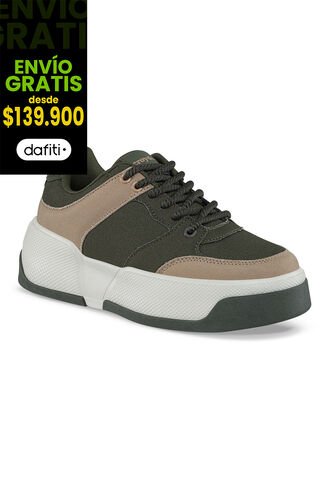 Tenis Casuales Laspo Verde Croydon Para Mujer Croydon