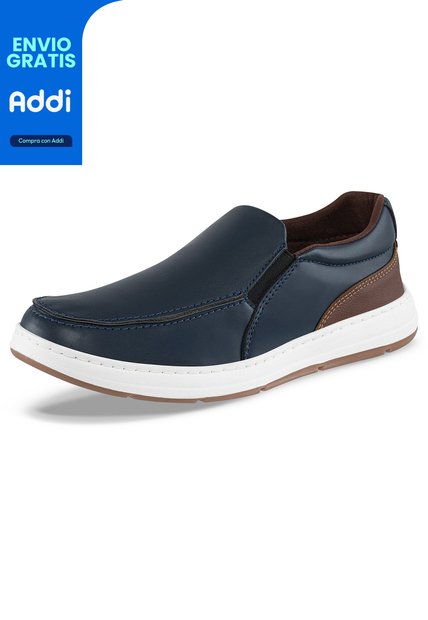 Tenis Casuales Hank Azul Croydon Para Hombre