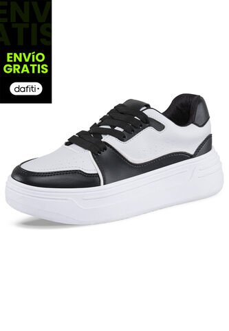 Tenis Katerina Blanco-Neg Para Mujer Croydon Croydon