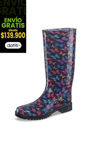 Botas Lluvia Sora Negro Croydon Para Mujer Croydon