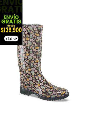 Botas Lluvia Kaede Negro Croydon Para Mujer Croydon