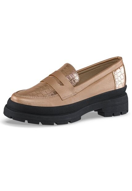 Mocasines Lyrica Oro Rosa Croydon Para Mujer