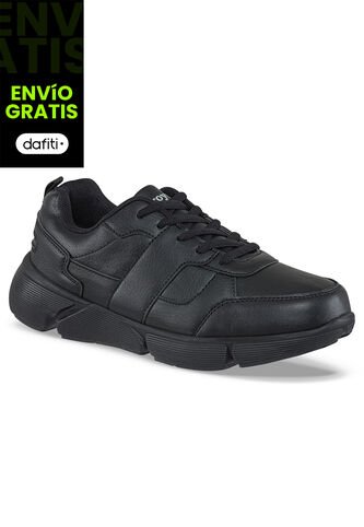 Tenis Colegio Hannir C Negro-Negro Para Hombre Y Mujer Croydon Croydon