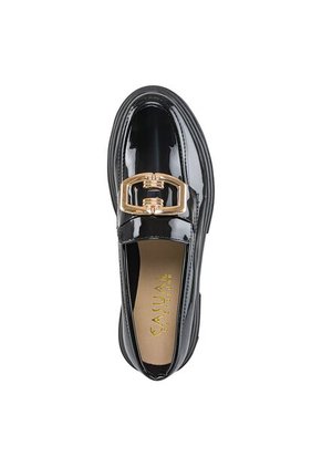 Mocasines Yustin Negro Croydon Para Mujer