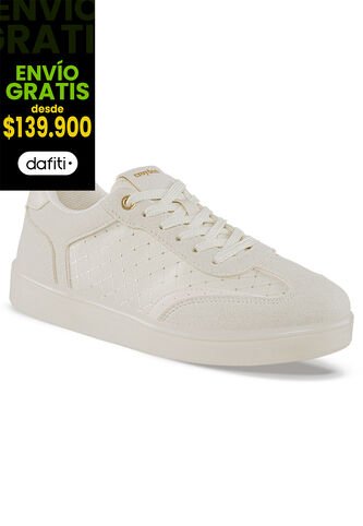 Tenis Urbanos Aurel Beige Croydon Para Mujer Croydon